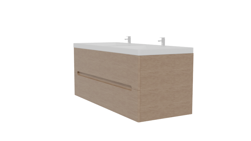 Luxury Double Sink Bathtub 3D - Professional 3D Model Render 13