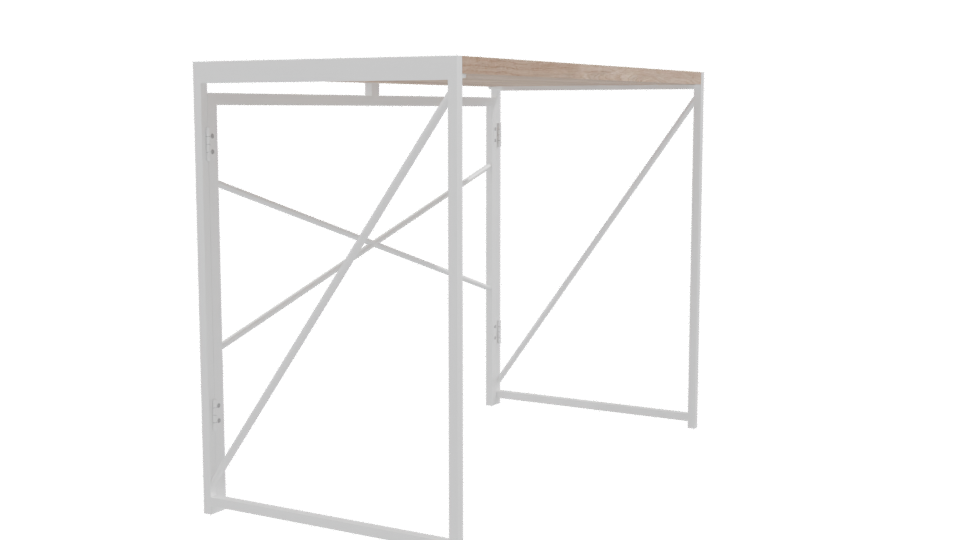 Modern Minimalist Desk 3D Model - Professional 3D Model Render 9