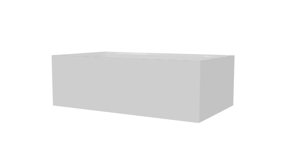 Elegant Modern Bathtub 3D Model - Professional 3D Model Render 6