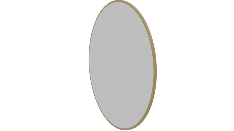 Elegant Round Wall Mirror 3D Model - Professional 3D Model Render 13