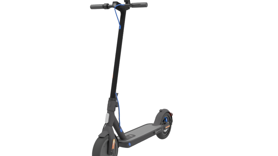 Sleek Urban Electric Scooter 3D Model - Professional 3D Model Render 3