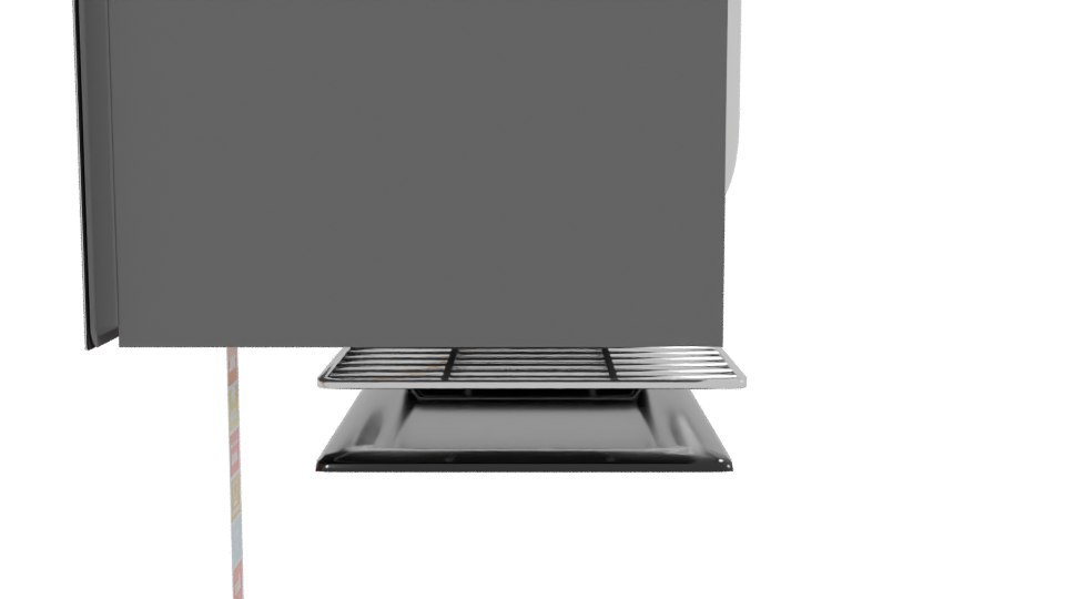 Sleek Digital Oven 3D Model - Professional 3D Model Render 2