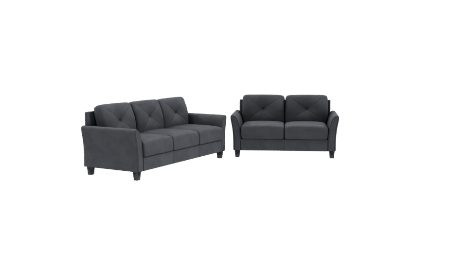 Contemporary Sofa Set 3D Model - Professional 3D Model Render 9