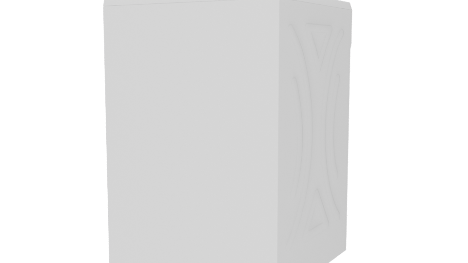 Front-Loading Washing Machine Model - Professional 3D Model Render 6