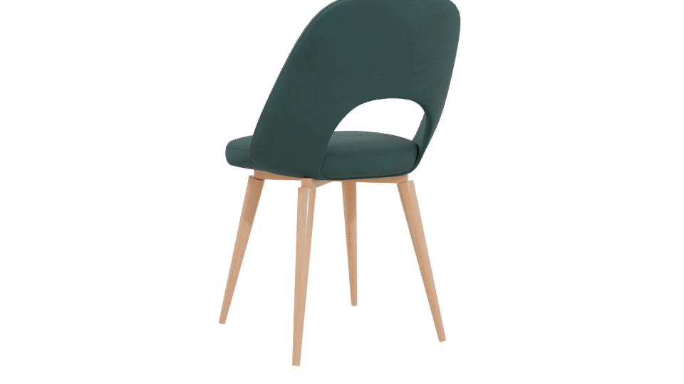 Stylish Modern Dining Chair 3D - Professional 3D Model Render 4