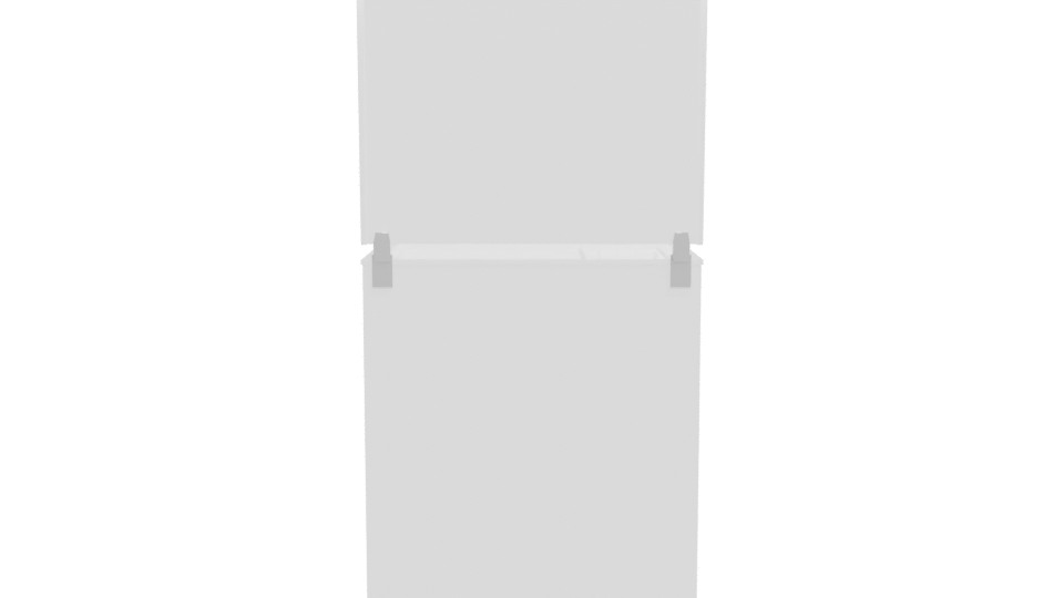 Compact Chest Freezer 3D Model - Professional 3D Model Render 5