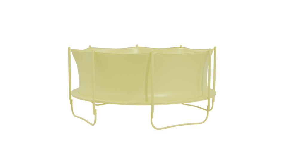 Outdoor Trampoline 3D Model - Professional 3D Model Render 4