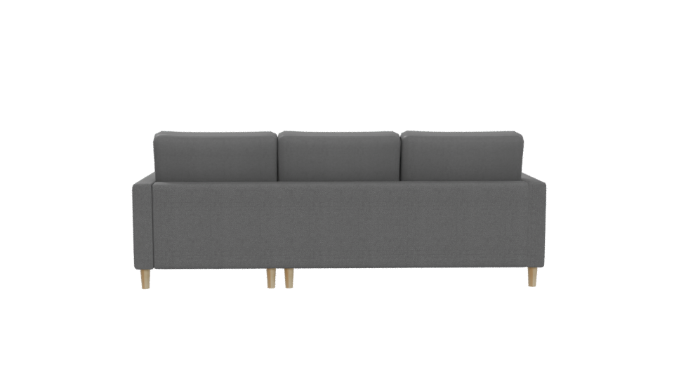 Stylish Modern Sectional Sofa 3D Model - Professional 3D Model Render 5