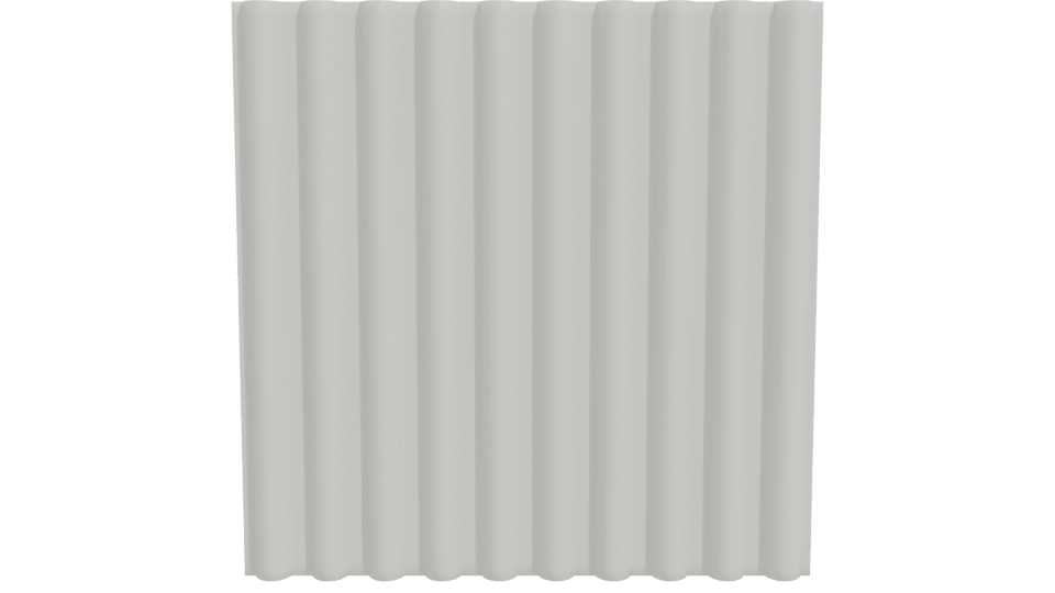 Stylish Modern Partition Wall 3D Model - Professional 3D Model Render 11