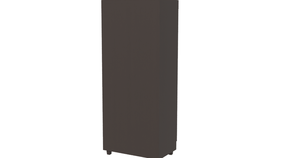 Modern Wooden Storage Cabinet 3D - Professional 3D Model Render 6