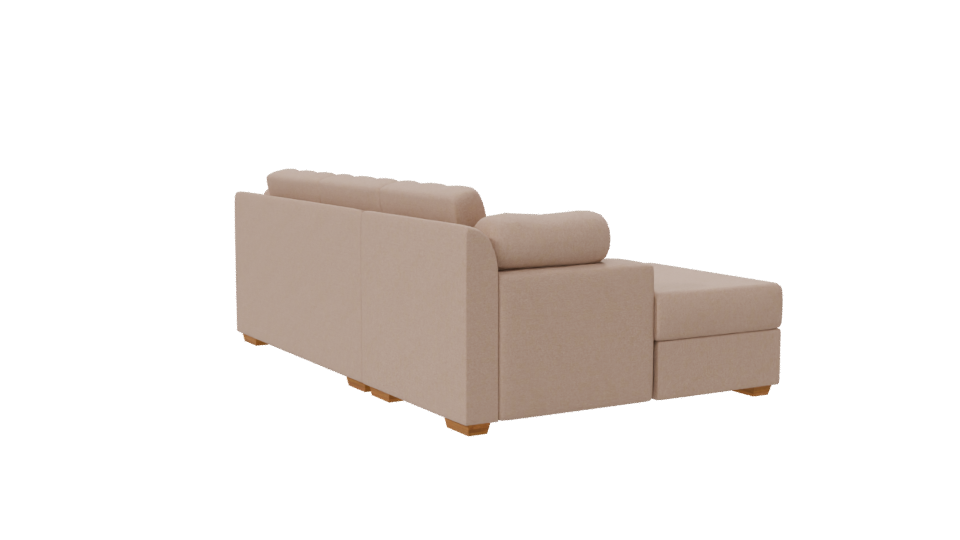 Contemporary Sectional Sofa 3D Model - Professional 3D Model Render 7