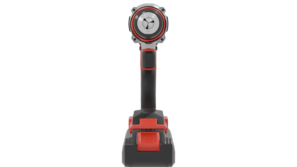 Cordless Power Tool 3D Model - Professional 3D Model Render 8