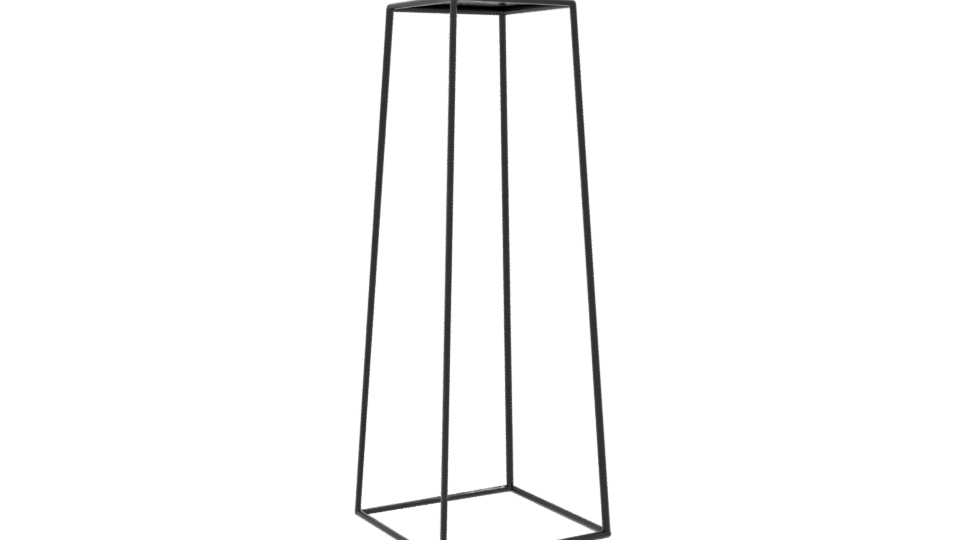 Minimalist Metal Display Stand - Professional 3D Model Render 4