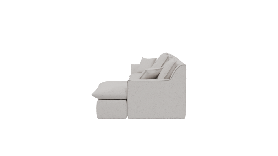Contemporary Sectional Sofa Model - Professional 3D Model Render 2