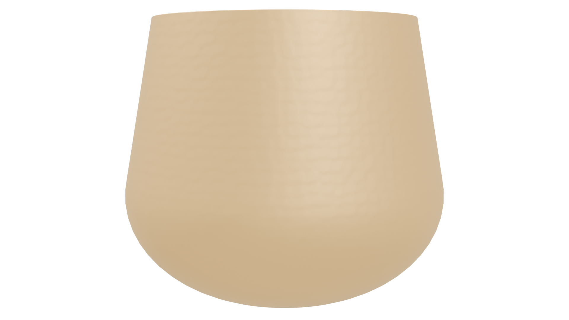 Stylish Metallic Planter 3D Model - Professional 3D Model Render 4