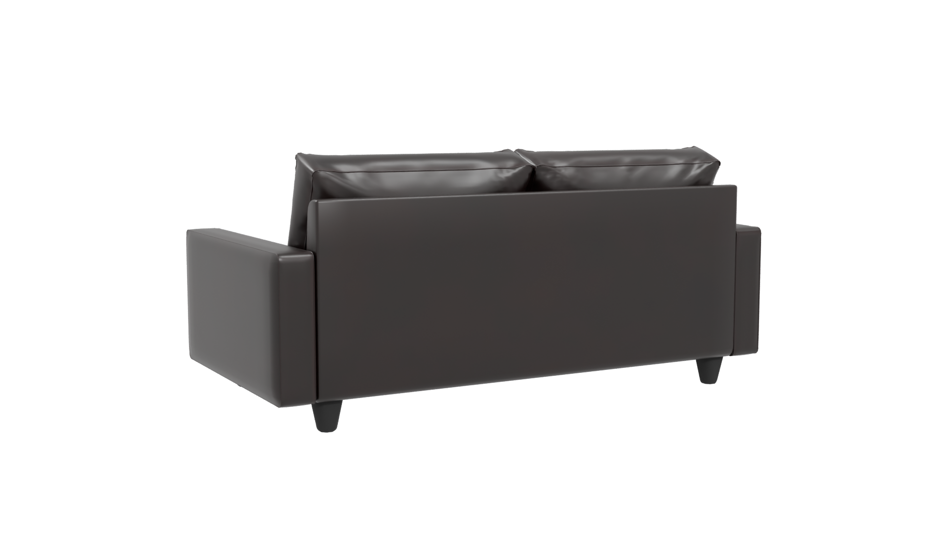 Modern Leather Sofa 3D Model - Professional 3D Model Render 4