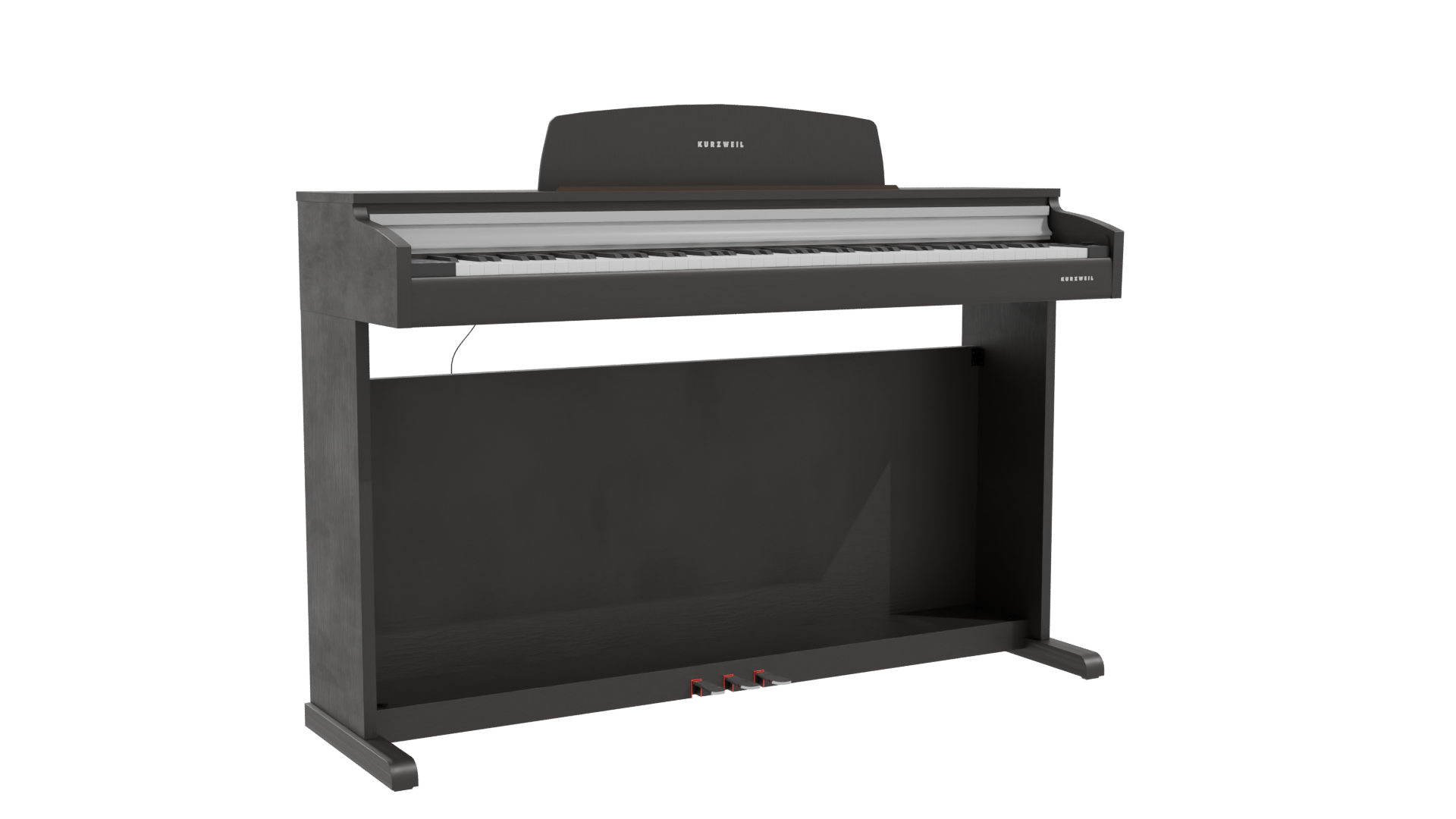 Stylish Digital Piano Model 3D - Professional 3D Model Render 10