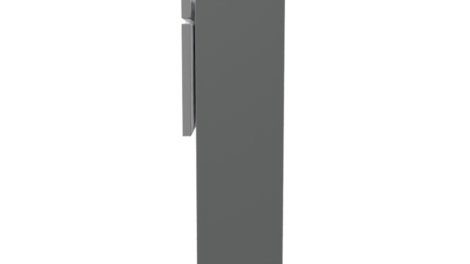 Stylish Modern Refrigerator 3D - Professional 3D Model Render 2