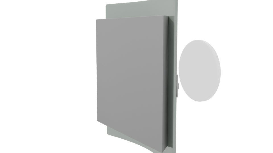 Stylized Metallic Shield 3D Model - Professional 3D Model Render 7