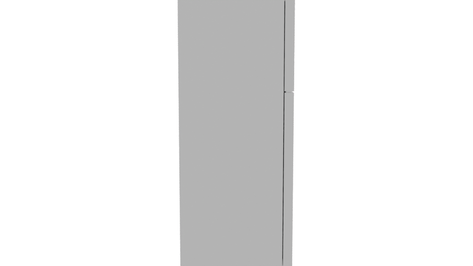 Sleek Stainless Steel Refrigerator 3D - Professional 3D Model Render 8