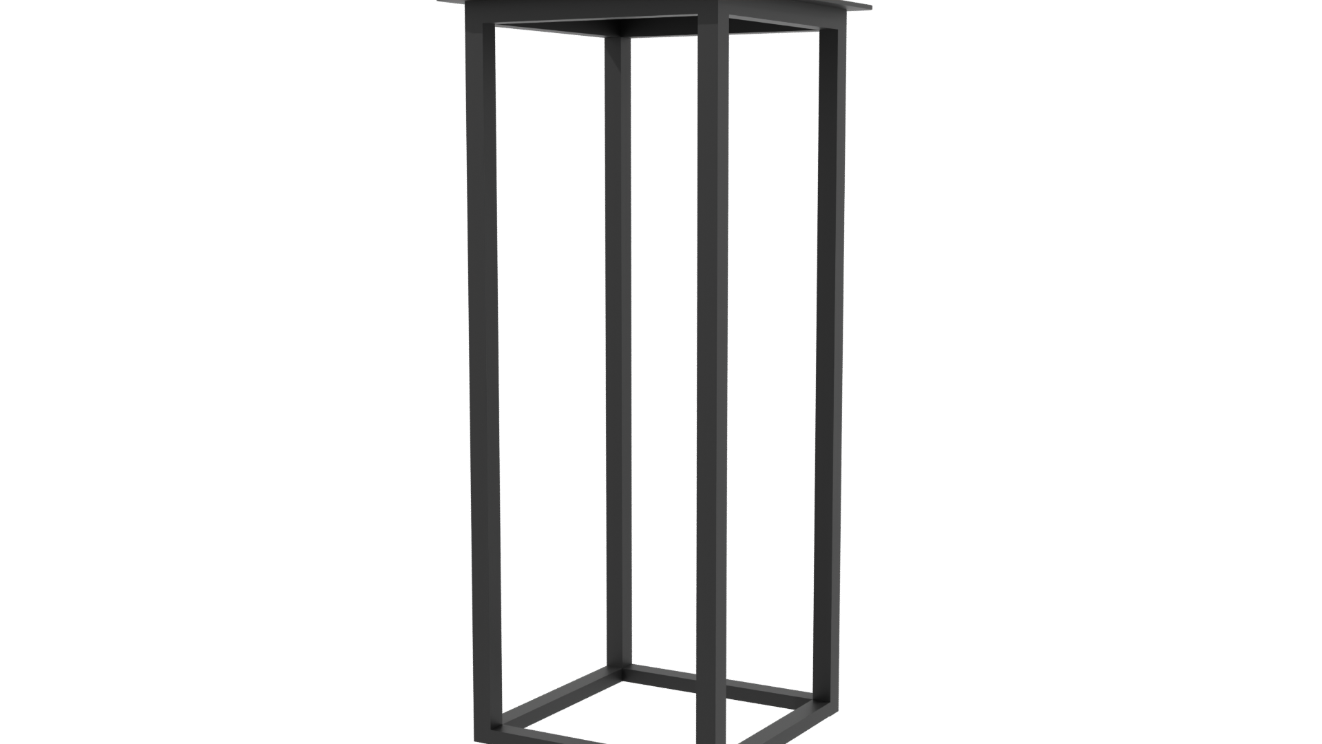 Minimalist Metal Display Stand 3D - Professional 3D Model Render 3