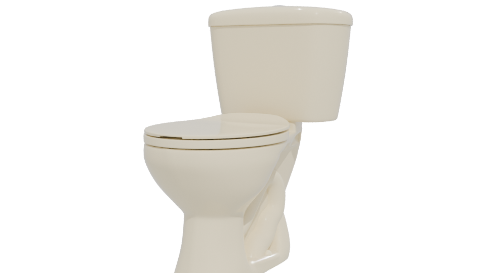 Stylish Bathroom Toilet Model 3D - Professional 3D Model Render 12