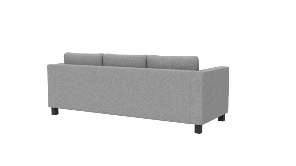 Stylish Grey Sofa 3D Model - Professional 3D Model Render 6