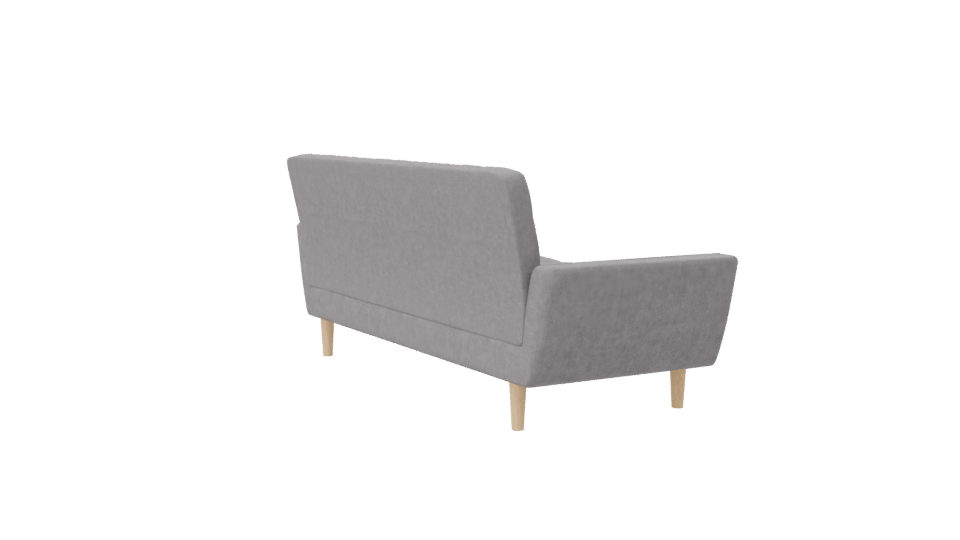 Contemporary Fabric Sofa 3D Model - Professional 3D Model Render 7