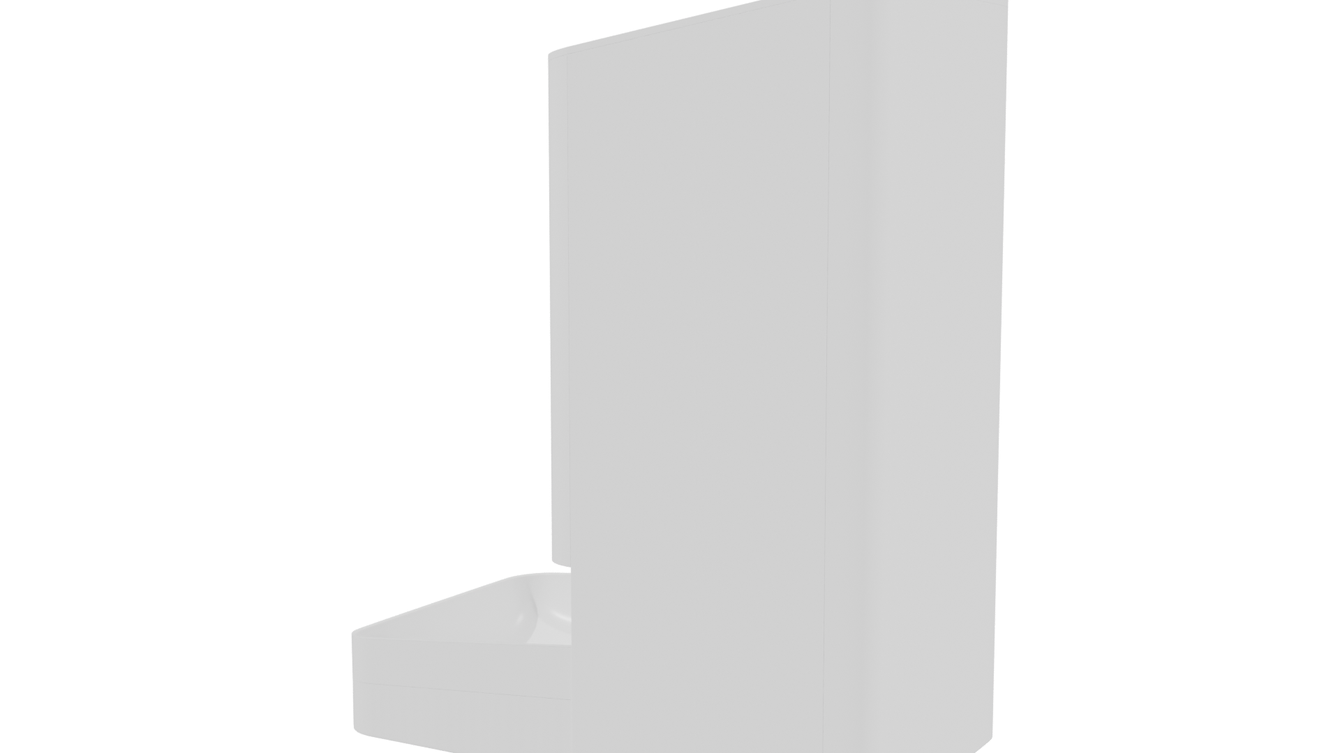 Sleek Modern Waste Bin 3D - Professional 3D Model Render 3