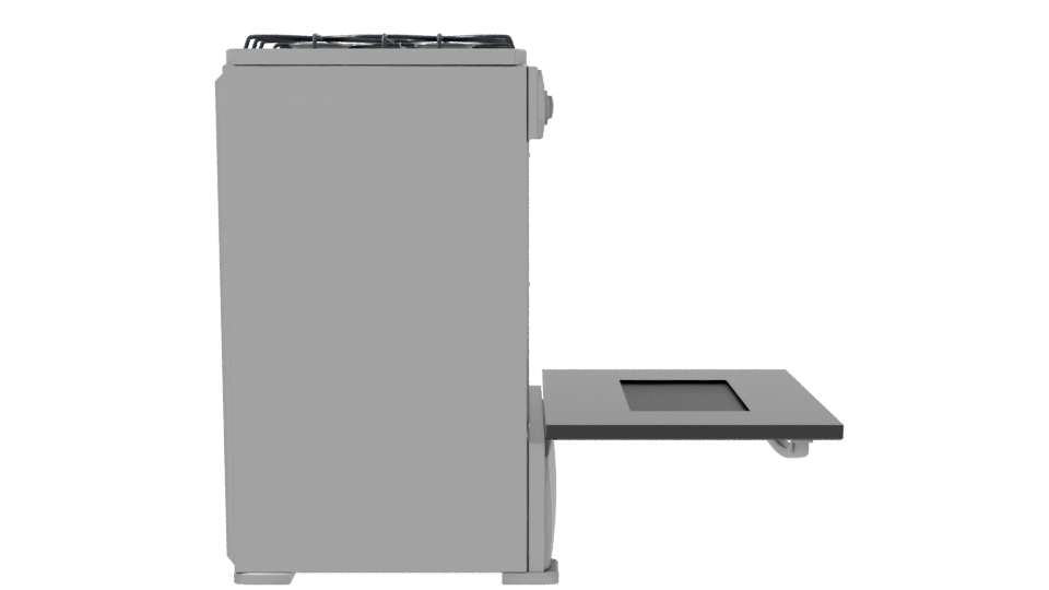 Gas Range Oven 3D Model - Professional 3D Model Render 8