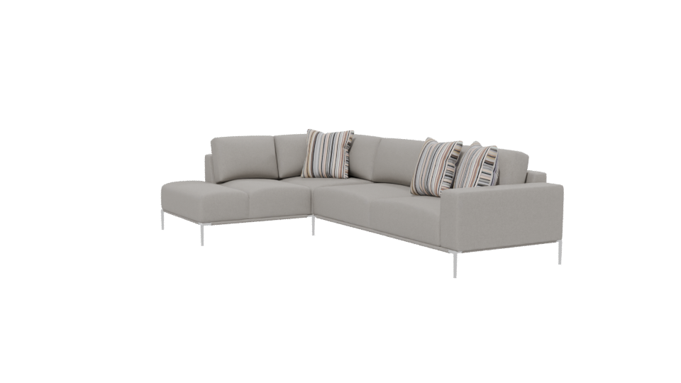 Stylish Sectional Sofa Model - Professional 3D Model Render 13