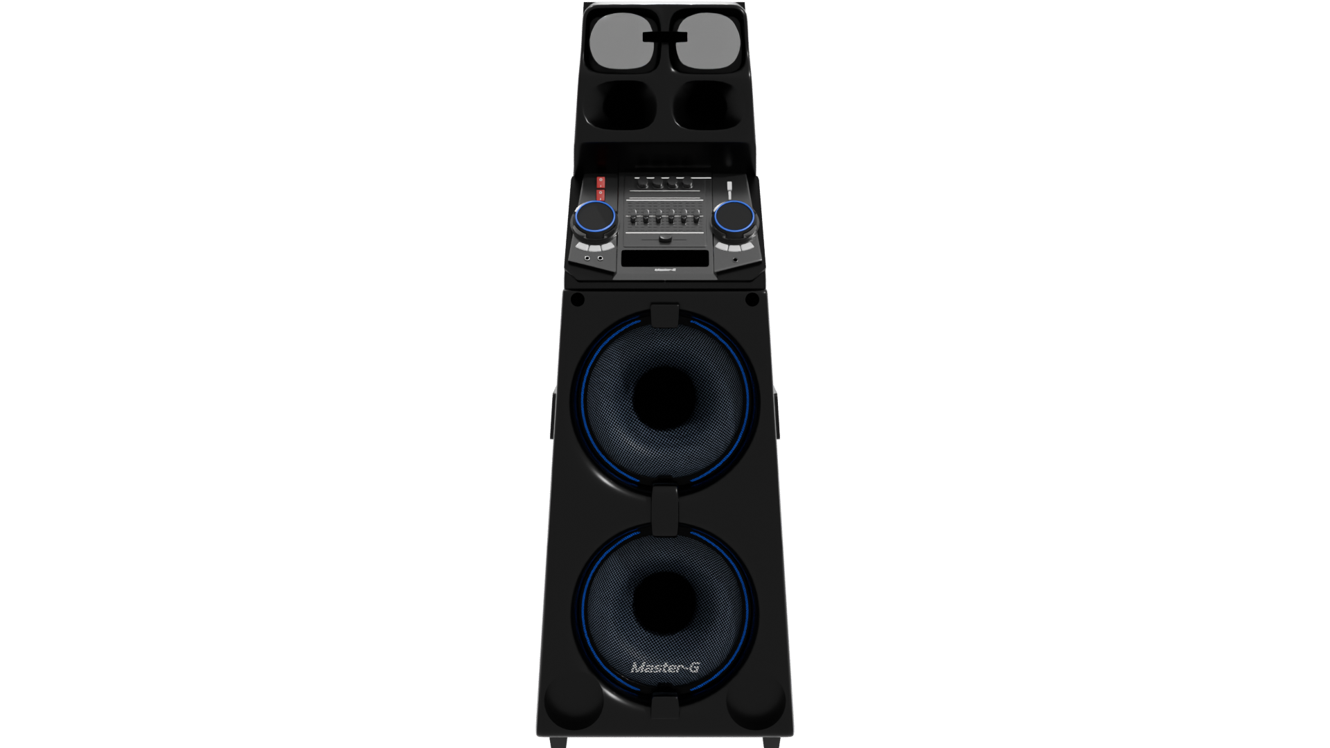 High-Quality DJ Sound System 3D - Professional 3D Model Render 11