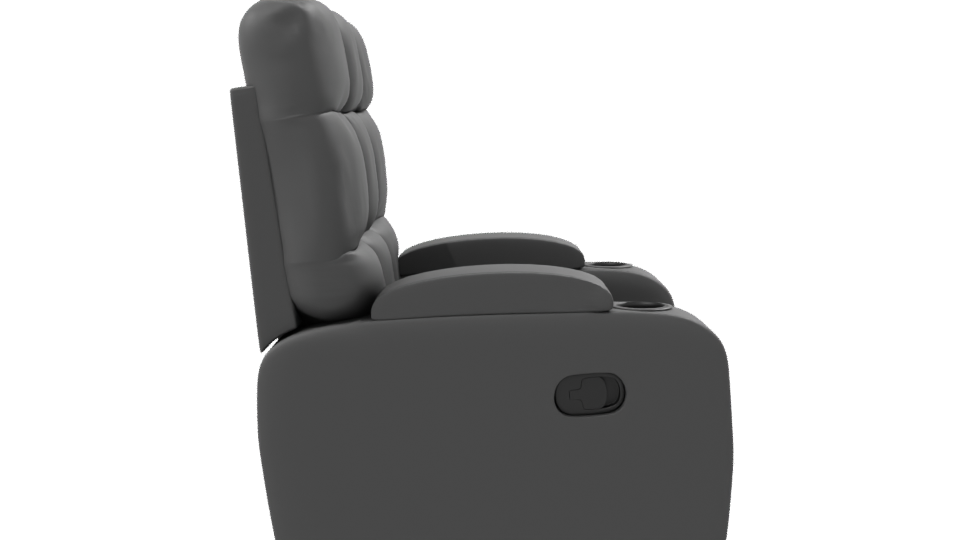 Luxurious Recliner Sofa 3D Model - Professional 3D Model Render 8