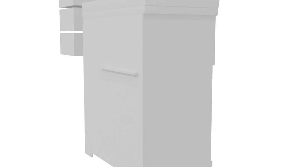 Naples Vanity Unit 3D Model - Professional 3D Model Render 7