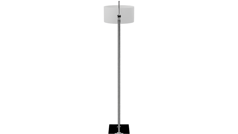 Sleek Modern Floor Lamp 3D Model - Professional 3D Model Render 8