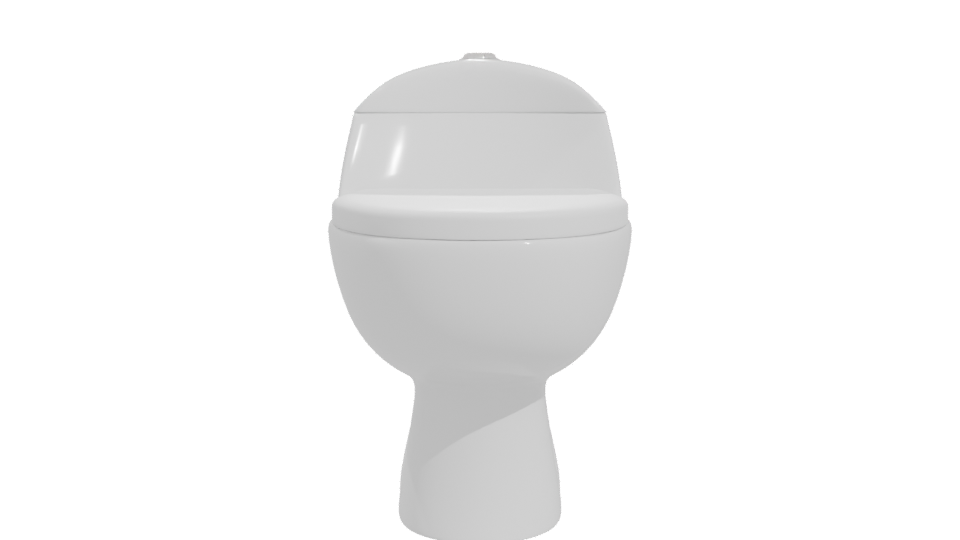 Stylish Toilet 3D Model - Professional 3D Model Render 11