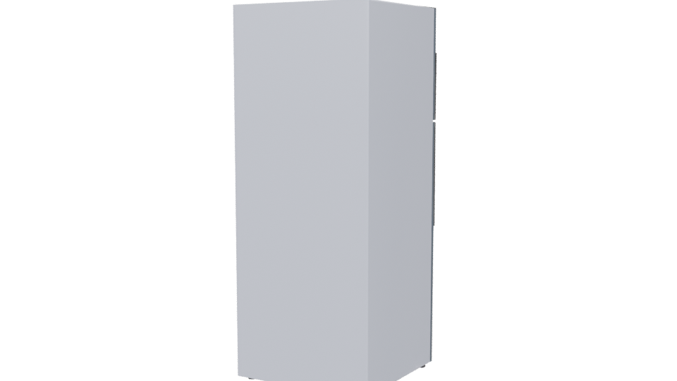 Sleek Modern Refrigerator 3D Model - Professional 3D Model Render 6