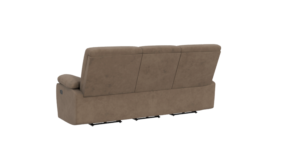 Contemporary Reclining Sofa 3D Model - Professional 3D Model Render 4