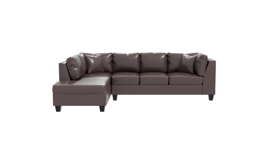 Contemporary L-Shaped Sofa 3D - Professional 3D Model Render 11
