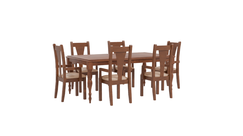 New Fiorentina Dining Set 3D - Professional 3D Model Render 10