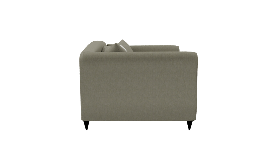 Modern Fabric Sofa with Cushions 3D Model - Professional 3D Model Render 8