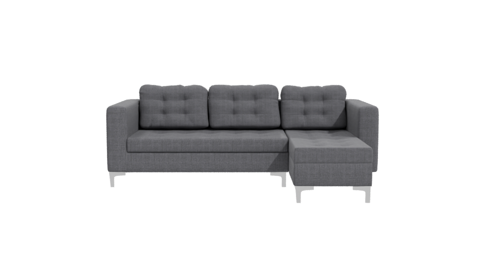 Contemporary Sectional Sofa 3D Model - Professional 3D Model Render 11
