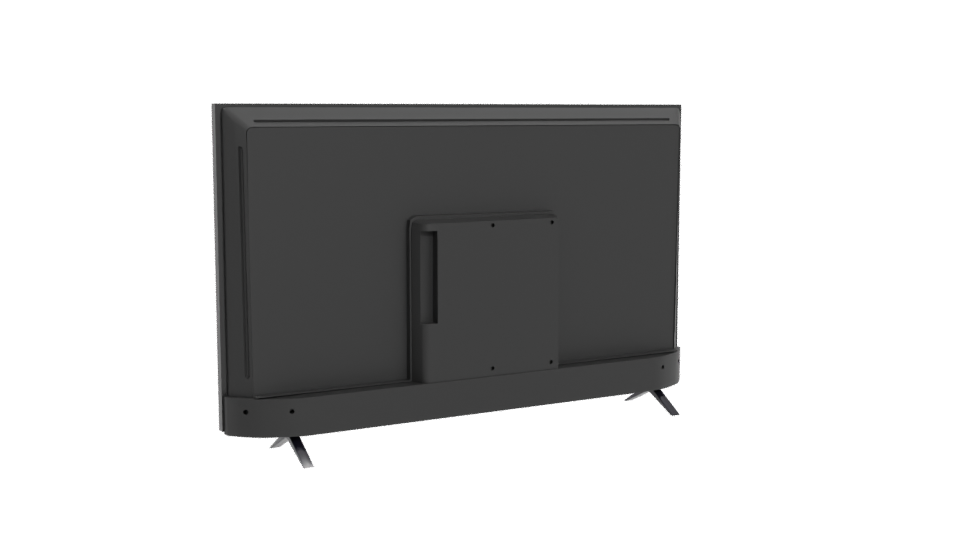 Sleek Modern Flat Screen TV 3D - Professional 3D Model Render 4