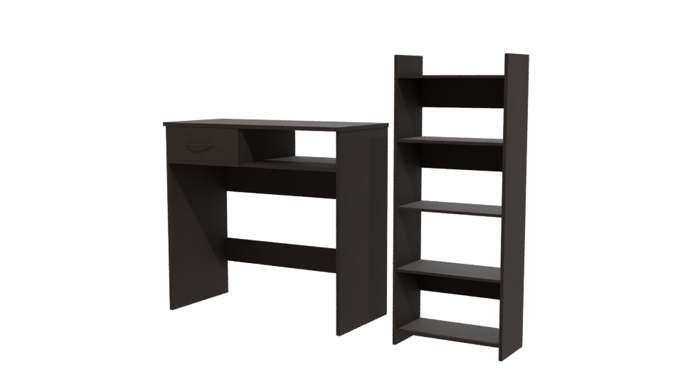 Stylish Modern Desk Set 3D - Professional 3D Model Render 12