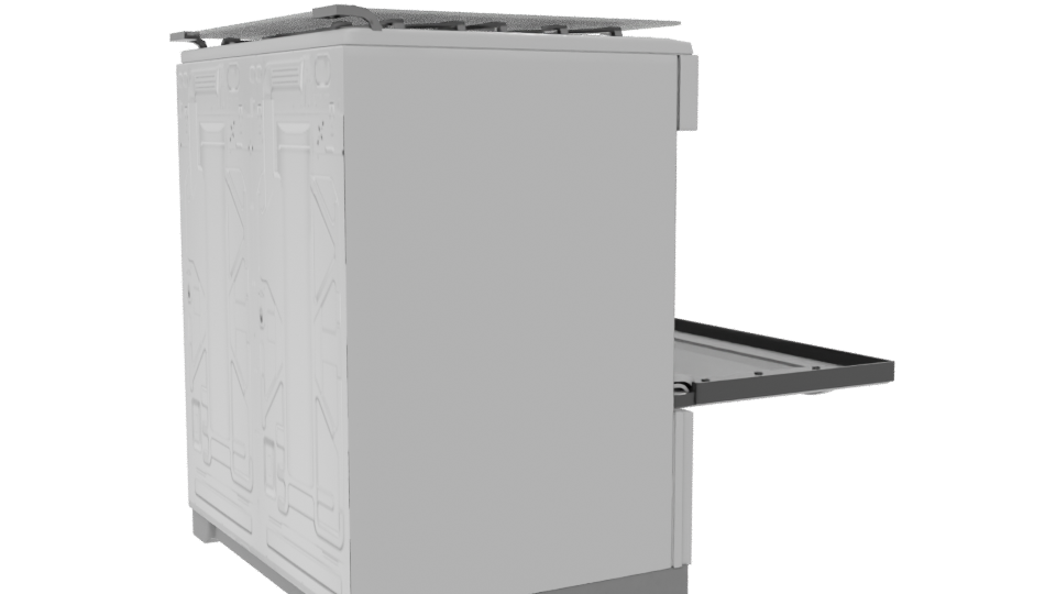 Modern Kitchen Oven Stove 3D - Professional 3D Model Render 7