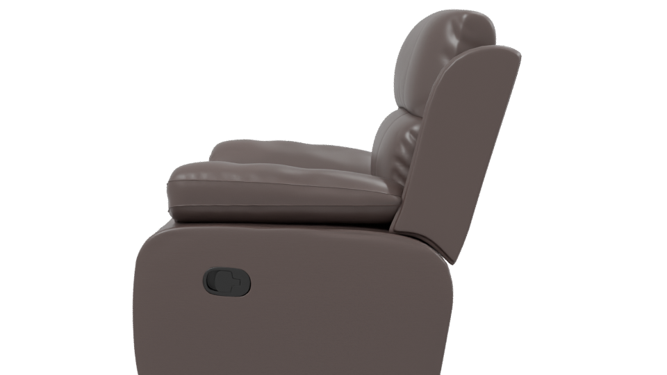 Contemporary Recliner Sofa Model - Professional 3D Model Render 2