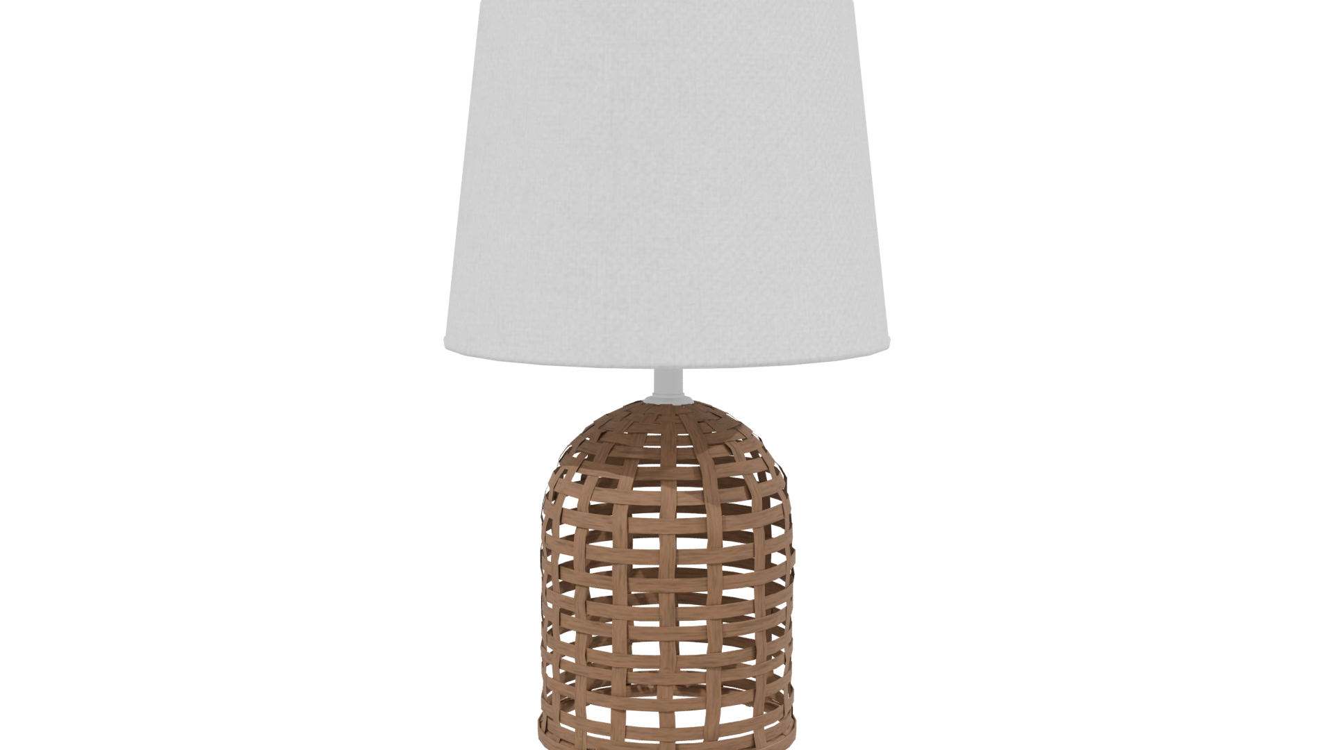 Stylish Wicker Table Lamp 3D - Professional 3D Model Render 2