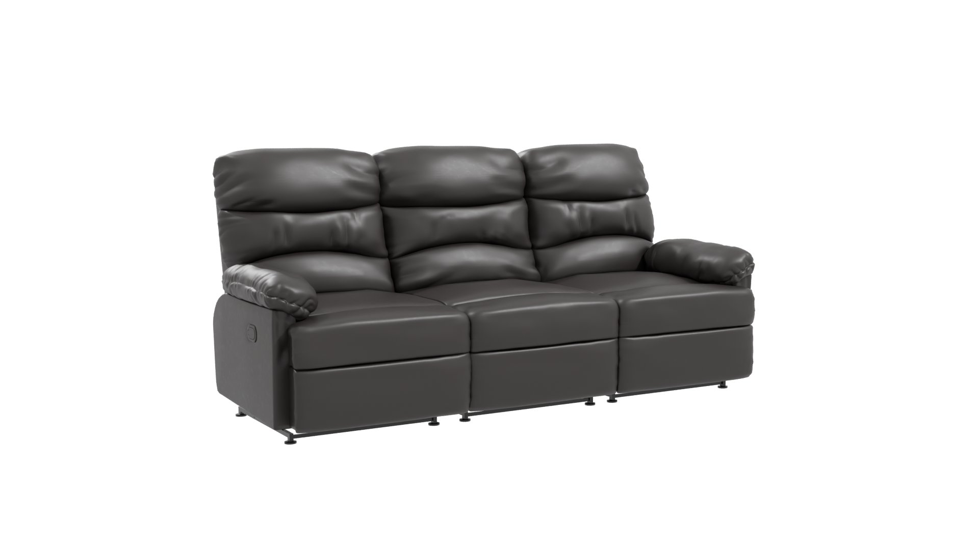 Reclinable Brown Couch 3D Model - Professional 3D Model Render 10