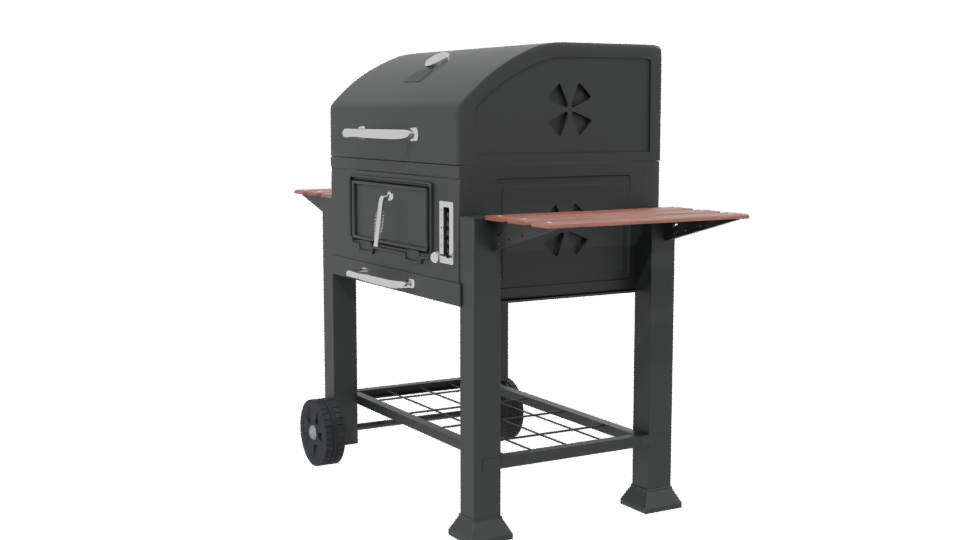 Outdoor Grill Barbecue 3D Model - Professional 3D Model Render 13