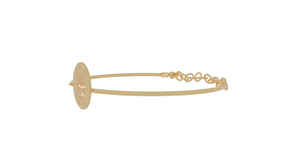 Inspirational Tree of Life Bracelet 3D Model - Professional 3D Model Render 13